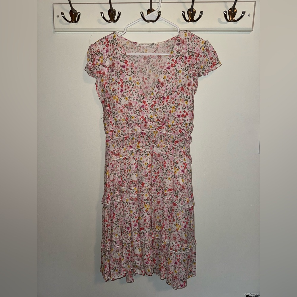 Altar'd State Floral Pink Dress